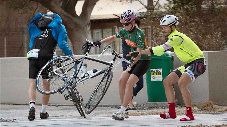 salir con la bici con viento